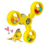 Générique Bird Toys, Interactive Chewable Rotatable Play Windmill Shaped, Conure Toys, for Cockatoo Cockatiel Conure Macaw Lovebird Animals Pets