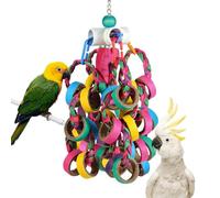 Générique Bird Toys - Perch Climbing Play, Foraging Ornament Set, Natural Shredding Texture, Mental Stimulation Design, Pet Supply Accessory, Engaging Activity Gear for Conures Parakeets Macaws