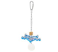 Générique Bird Toys, Spaceship Shape Rattle Parrot Toy, Stimulating Chewing and Interactive Activity, Pet Supplies for Budgies, Lovebirds, Parakeets, Macaw, Fun Enrichment for Small Birds