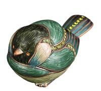 Générique Bird Trinket Box | Bird Shape Enamel Jewelry Box, Earring Organizer with Rhinestone for Women Girls Necklace Ring Earrings Storage Home Dresser Use, Handy Piece for Daily Jewelry and