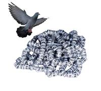 Générique Birdhouse Accessories, Birdhouse Accessories, Pigeon Leg Bands, Safe Rings, Racing Pigeon, Bird Foot Rings, Birds Supplies, Identification Supplies, About 0.8cm/0.31 inches