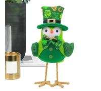 Générique Birds Decor - St. Patrick's Day Good Luck Ornament - Green Good Luck Bird Statue | for Office Party Festivals St. Patrick's Day Table Shelf Display
