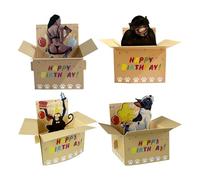 Générique Birthday Card - 0.04 Inch Design for Men, Women Joyful Expression, Greeting Card with Entertainment Function, for Family Friends Celebration, Printed Paper, Envelope Pack