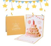 Générique Birthday Cards, Happy Birthday Postcard Keepsake Set, Celebration Greeting Decoration for Men, Wife, Kids, Husband, Daughter, Sister, Family Party, Special Occasions, Personal Messages