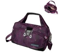 Générique Blaciokamith Soft Side Lightweight Underseat Tote Bag, Anti Theft Waterproof Carry-On, Crossbody Travel Purse for Women (Purple Camouflage)