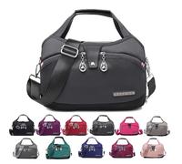 Générique Blaciokamith Soft Side Lightweight Underseat Tote Bag, Multi-Pocket Anti Theft Waterproof Handbag Crossbody for Women (dark grey)
