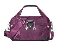 Générique Blaciokamith Soft Side Lightweight Underseat Tote Bag, Multi-Pocket Waterproof Anti-Theft, Simple Waterproof Crossbody (dark purple)