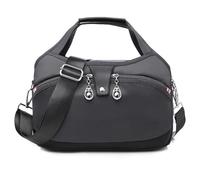 Générique Blaciokamith Soft Side Lightweight Underseat Tote Bag, Multi-Pocket Waterproof Anti-Theft, Simple Waterproof Crossbody (dark gray)