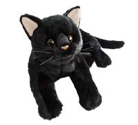 Générique Black Cat Stuffed Animal, Plush Toy, Black Cat Plush Toy, Soft Cartoon Cat Plush Cuddle Doll, Cute Cat Stuffed Animals Plush Toy for Home, School, Workplace, Car Interior, Present for Kids