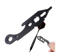 Générique Black Dartschlsschaft | Dart REPONING TOL Metal | Outil Multifonctionnel pour éliminer Les fléchettes | Accessoires de clés à pour Les détails et Le dessein de fléchettes