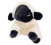 Générique Black Face Sheep - 9.06 inches Plush Sheep Тeddy | Soft Cuddly Lamb Stuffed Animal - Striking White Black Nursery Companion Ultra-Soft Sensory Fleece Structure with Premium Stitching