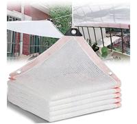 Générique Blanc Filet D'Ombrage Jardin, 50% Résistant Aux UV, Tissu D'ombrage en Maille avec œillets Renforcés Toile D'ombragede Serres pour Plantes de Serre, Patio, Pergola(1 x 2 m)