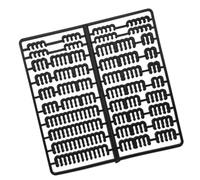 Générique Blanc Transparent, Lot de 36 Peignes pour câbles, Black | Peignes de câbles multi-tailles pour cartes mères GPU, ensemble de pinces à fils, supports de câbles GPU 36 et 8