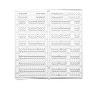 Générique Blanc Transparent, Lot de 36 Peignes pour câbles, Transparent | Peignes de câbles multi-tailles pour cartes mères GPU, ensemble de pinces à fils, supports de câbles GPU 36 et 8