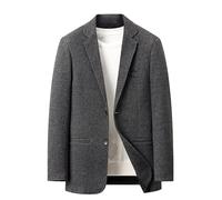 Générique Blazer Elegante, Blazer Homme Décontracté Coupe Classique À Deux Boutons Et Chevrons, Veste De Costume avec Poche, Veste De Costume Business, Mode, Doux Et Solide, Smoking pour Le Tra