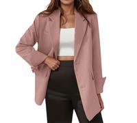 Générique Blazer Femme Rouge - Tailleurs-Pantalons Femme 3 Pieces - Veste Décontractée pour Femme Automne Style Coréen Coupe Ample Revers Veste De Tailleur Oversize pour Tous Les Jours