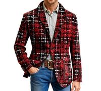Générique Blazer Homme Velours Côtelé Deux Boutons Cintré Sport Décontracté Élégant Veste Costume Chic Manteau Tailleur Soirée Pardessus Automne Hiver Rétro Gilet Mode Caban Habillé Cérémonie