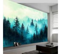 Générique Bleu papier peint chambre enfant 250 x 175 cm La Solitude De La Nature Murale XXL Poster Tableaux Muraux Tapisserie Photo Trompe l'oeil pour chambre salon cuisine