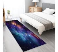 Générique Bleu Violet Tapis Couloir Lavable en Machine Tapis de Passage Cuisine Tapis Couloir Long 40 x 120 cm Doux Galaxie De Rêve Descente de Lit AntidéRapant Decoration Chambrel Mangerd