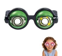 Générique Blink & Wink Novelty Glasses, Funny Winking Glasses with Winking Eye Mechanism, Novelty Blinking Glassess for Party (Green)