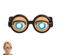 Générique Blink & Wink Novelty Glasses - The Ultimate Selfie Accessory, Interactive Blinking Winking Glasses, Gift for Kid (Brown)