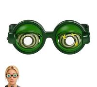 Générique Blink & Wink Novelty Glasses - The Ultimate Selfie Accessory, Interactive Blinking Winking Glasses, Gift for Kid (Green)