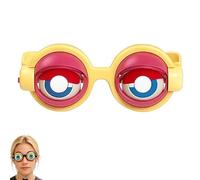 Générique Blink & Wink Novelty Glasses - The Ultimate Selfie Accessory, Interactive Blinking Winking Glasses, Gift for Kid (Yellow)