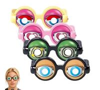 Générique Blink & Wink Novelty Glasses - The Ultimate Selfie Accessory, Interactive Blinking Winking Glasses, Gift for Kid (4Pcs)