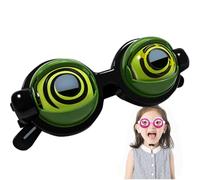 Générique Blinking Glasses,Crazy Eyes Glasses,Winking Eye Glasses,Funny Props Glasses,Novelty Glasses for Adults (Vert)