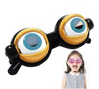 Générique Blinking Glasses,Crazy Eyes Glasses,Winking Eye Glasses,Funny Props Glasses,Novelty Glasses for Adults (Noir)