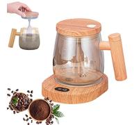 Générique Bloame Self Stirring Mug, Bloame Electric Self Stirring Coffee Mug, 400ml/14oz High Speed Mixing Cup with Lid, Rechargeable, with Detachable Stir Bar (Champagne)