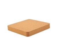 Générique Bloc de Liège, Tapis de Découpe En Liège, Outil de Maroquinerie Léger, Tapis de Perforation Silencieux En Liège, 15x15x1.5 cm