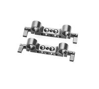 Générique Bloc de Serrage à Tige LWS léger Double 15mm, 1 pièce/2 pièces, for système Support Rail caméra for Follow 2061(2pcs 15mm-Railblock)