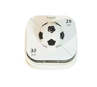 Générique Bloc-Notes Calendrier 3D 2026 | Carnet À Sculpture En Forme De Football | Mémo Calendrier 3D En Papier Découpé Artistique | pour Planning Suivi Habitudes et