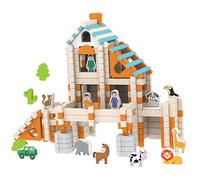 Générique Blocs à empiler - 1 Jeu de Blocs de Construction en Bois - Bloc de Construction pour, Jouets Favorise la motricité, Jeu de constructions créatif | Interaction Parent-Enfant,