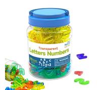 Générique Blocs Alphabet Coffret de Tri Éducatif de Chiffres en Boîte | chiffres transparents pour Logique Concentration Patience École Maternelle Garçons Filles nes