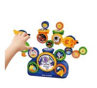 Générique Blocs De Construction À Engrenages - Set Éducatif Ludique Emboîtable,Jouets De Construction - pour Garçons Filles Intérieur Dedans Maison Domicile Chambre Salon Jardin