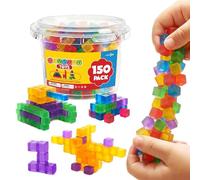 Générique Blocs De Construction pour - Jouets sensoriels à Presser en Silicone Gel | Lot de 120 Blocs à empiler pour - pour Garçons Filles École Maternelle Garderie Voyage