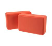 Générique Blocs de Yoga en Mousse Eva Orange 2pcs 120g, Antidérapants Prise Confortable, Adaptés pour Garçon et Filles et Adultes, pour Yoga et Pilates