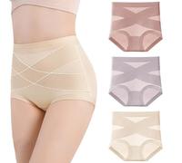 Générique Bloom Pink Underwear Leak Proof, Leak Proof Tummy Control Panties, Ultimate Comfort Leakproof and Shaping Panties for Women (3Pcs-A,M)