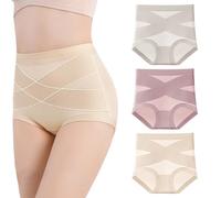 Générique Bloom Pink Underwear Leak Proof, Leak Proof Tummy Control Panties, Ultimate Comfort Leakproof and Shaping Panties for Women (3Pcs-E,TG)