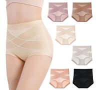 Générique Bloom Pink Underwear Leak Proof, Leak Proof Tummy Control Panties, Ultimate Comfort Leakproof and Shaping Panties for Women (6Pcs-B,TTG)