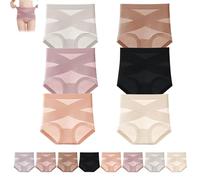 Générique Bloom Pink Underwear Leak Proof Tummy Control Panties, Ultimate Comfort Leakproof and Shaping Panties for Women (6*K,TG)