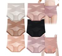 Générique Bloom Pink Underwear Leak Proof Tummy Control Panties, Ultimate Comfort Leakproof and Shaping Panties for Women (TG,6pcs*A)