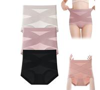 Générique Bloom Pink Underwear Leak Proof Tummy Control Panties, Ultimate Comfort Leakproof and Shaping Panties for Women (TG,3pcs*D)