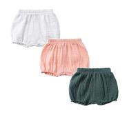 Générique Bloomer Mixte bébé Coton Lin, Culotte Couvre-Couche Respirante et Coupe Flexible, Short Enfant Doux et Pratique, pour Les Nourrissons et la Vie familiale Quotidienne