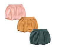 Générique Bloomer Mixte bébé Coton Lin, Culotte Couvre-Couche Respirante et Coupe Flexible, Short Enfant Doux et Pratique, pour Les Nourrissons et la Vie familiale Quotidienne