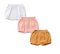 Générique Bloomer Mixte bébé Coton Lin, Culotte Couvre-Couche Respirante et Coupe Flexible, Short Enfant Doux et Pratique, pour Les Nourrissons et la Vie familiale Quotidienne
