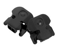 Générique Bloque-cordons Accessoire Vie Quotidienne Noir en Plastique Facile à Utiliser et Sécurisé 1 Paire de Clips de Verrouillage pour Chaussures pour Lacets