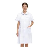 Générique Blouse Blanche Chimie Lycee Coton Laboratoire Blouse Blanche College 14 Ans Physique Infirmiere Manches Courtes Blouse Pharmacie Femme Homme pour Étudiants en Sciences Naturelles